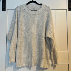 Aerie waffle sweater